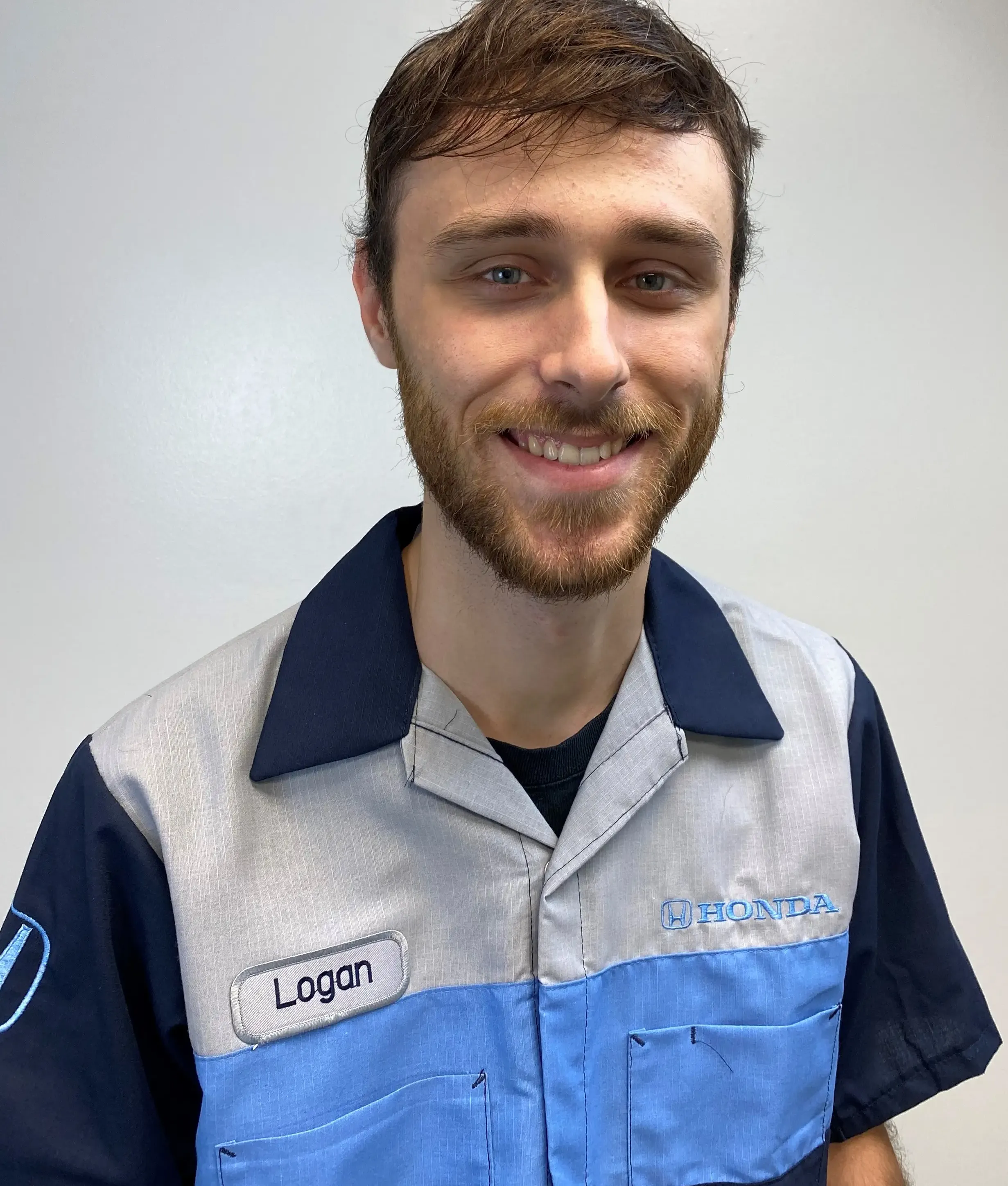 Technician Logan Poppell in Service Staff at Flowers Honda